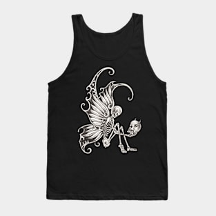 Fairy skeletons surrealist tattoo. Tank Top